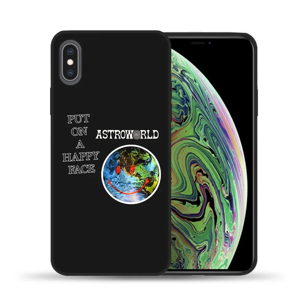 Чехлы для телефонов Travis Scott Astroworld Sicko Mode iPhone X 6 7 8 Plus 5 5S 6S SE мягкий силиконовый