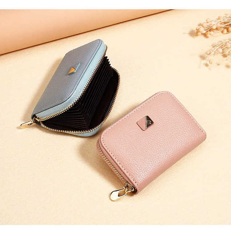 

New Style Organ Wallet Women's Fashion Multi-Card Card Case Zipper Coin Purse Card Holder
