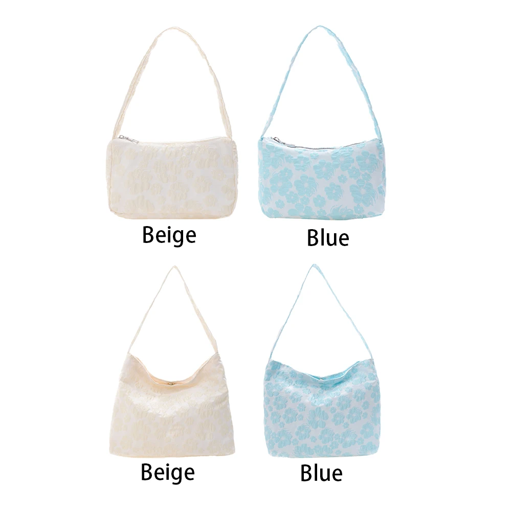 

Vintage Women Flower Printing Canvas Shoulder Shopping Bag Casual Ladies Large Capacity Tote Handbag