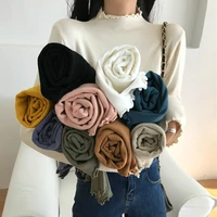 aossviao 2021 fall winter ruffles sweater turtleneck ruched women sweaters high elastic solid female slim sexy knitted pullovers