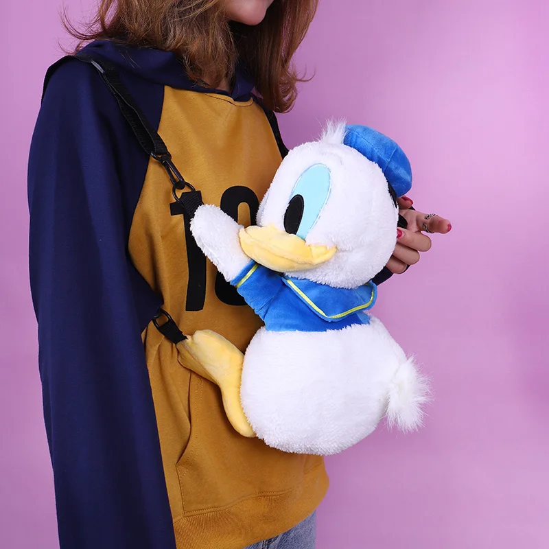 Плюшевая сумка мессенджер Disney Дональд Дак женская модная через плечо