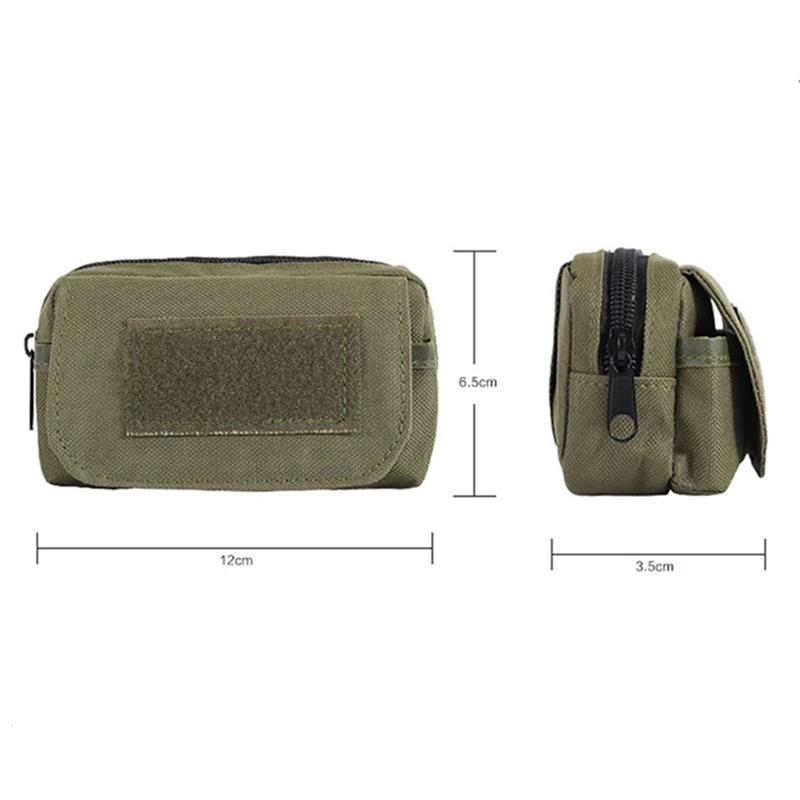

Tactical Molle Pouch Waist Pack Utility Pouch Phone Bag Waterproof Outdoor Pocket Mini Wear-resistant Travel Sports Bag