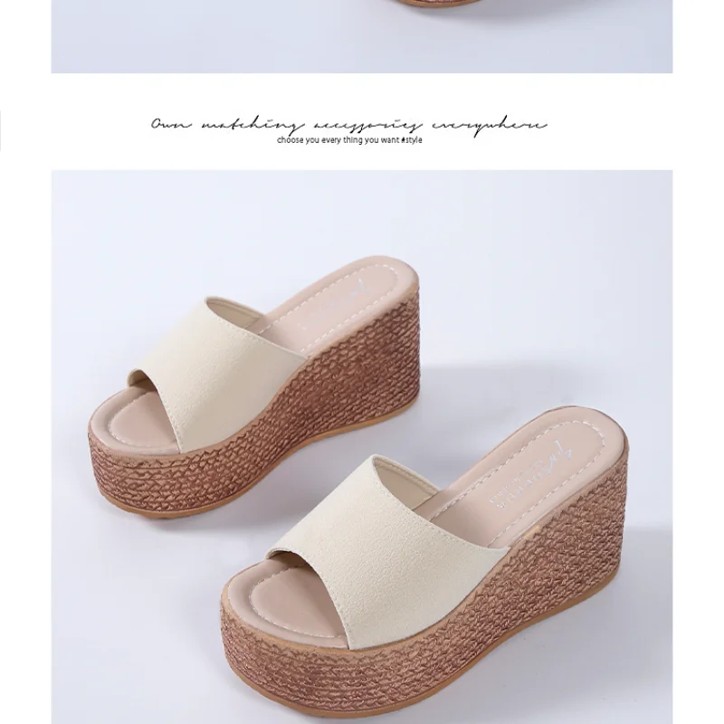 

Fashion 2022 New Summer Women's Sandals Peep-Toe Shoes Woman High-Heeled Platfroms Casual Wedges For Women High Heels Shoes