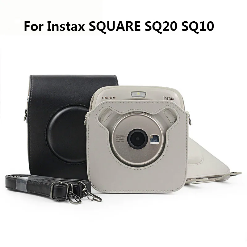 Чехол для камеры FUJIFILM Instax SQUARE SQ20 SQ10 Винтажный чехол из искусственной кожи на