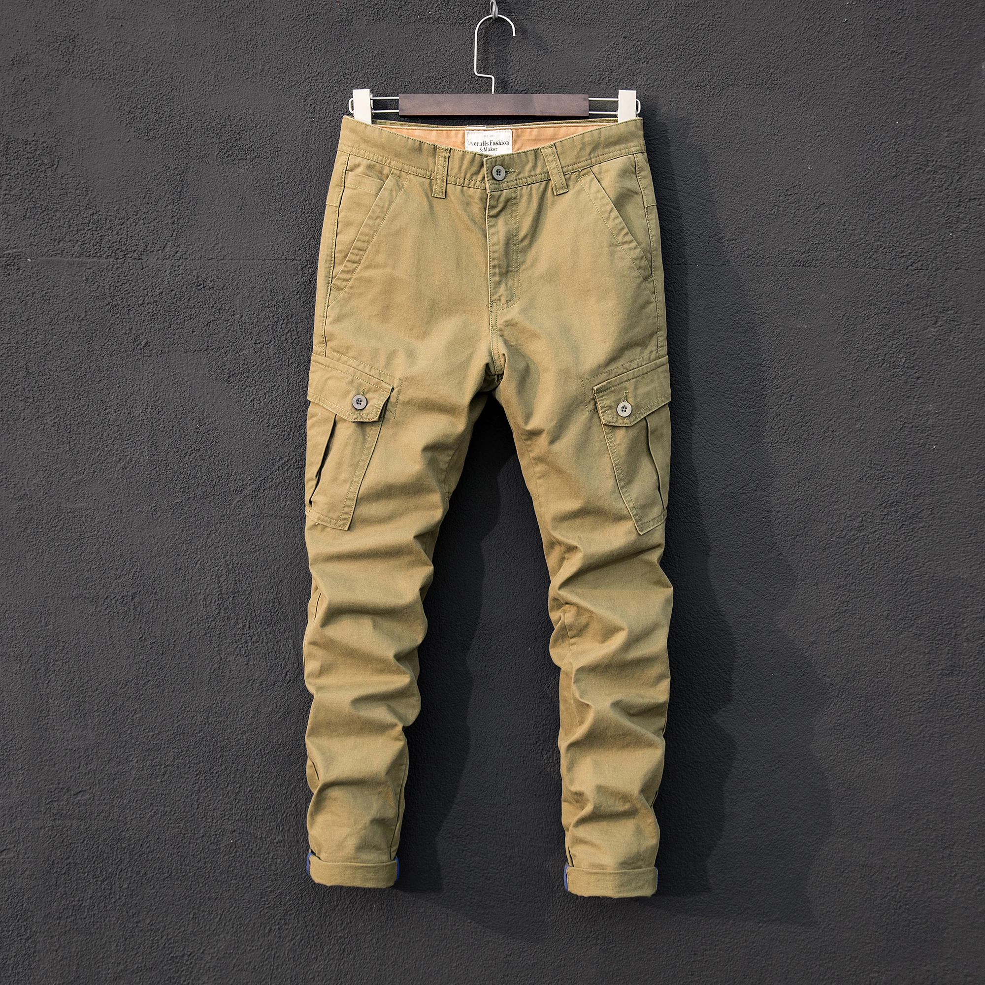 Новинка 2019 мужские комбинезоны повседневные хлопковые прямые тактические брюки