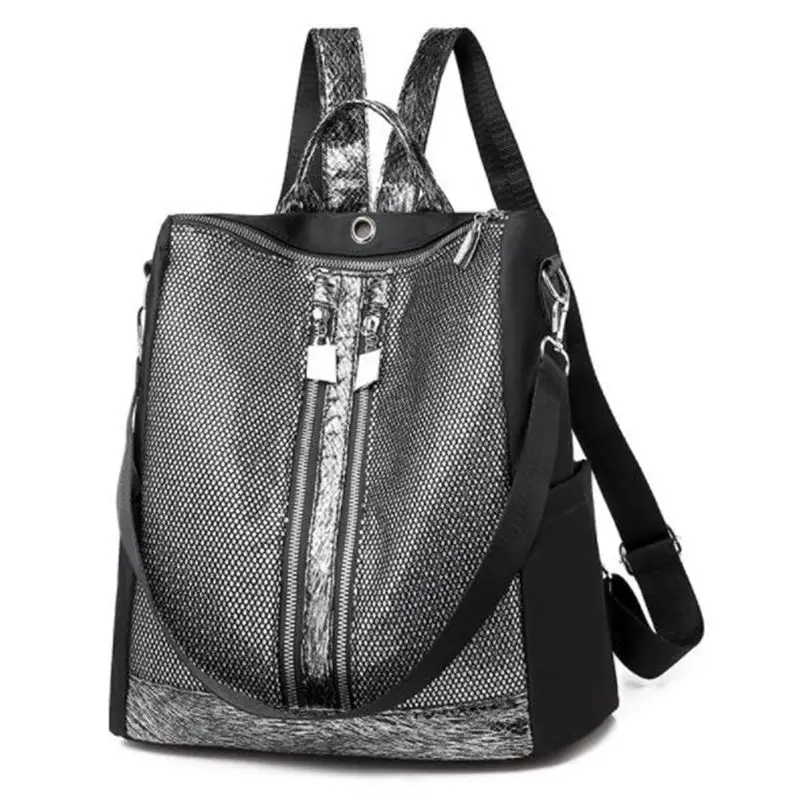 Повседневный женский рюкзак для женщин высококачественные глянцевые сумки на