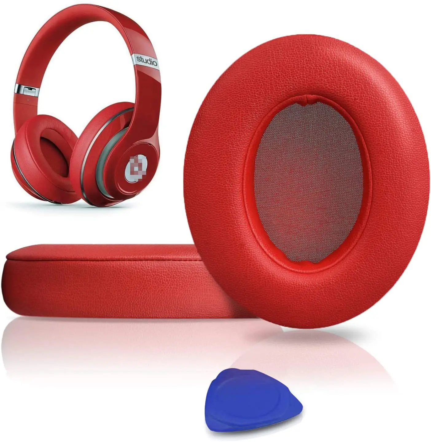 

Professional Replacement EarPads Cushions, Earpads Compatible with Beats Studio 2.0 & 3 Wired/Wireless with Soft Protein Leather