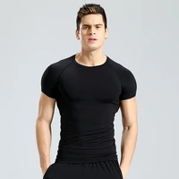 sports t shirt quick dry workout running shirt fitness tops breathable jersey gym clothing male sportswear basketball clothes