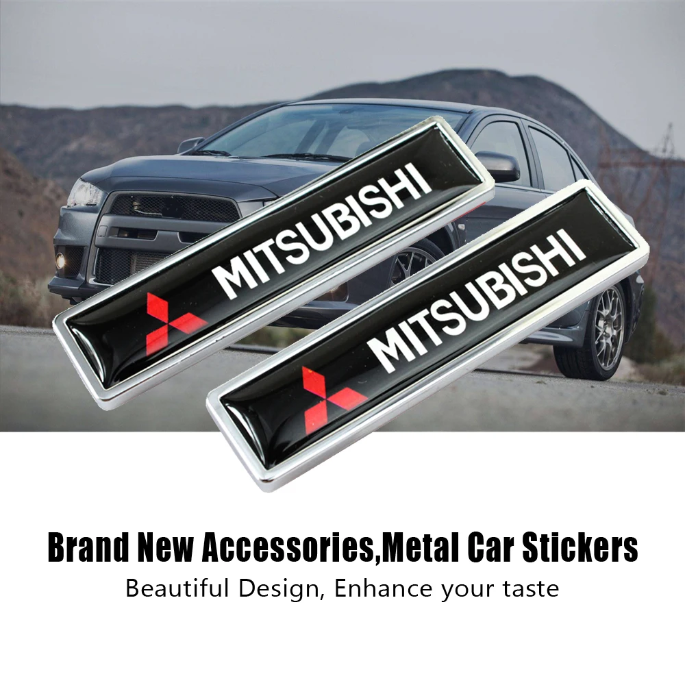 2 шт. наклейки на боковые кузова автомобиля Mitsubishi RALLIART ASX Lancer Colt Pajero Outlander Eclipse Galant