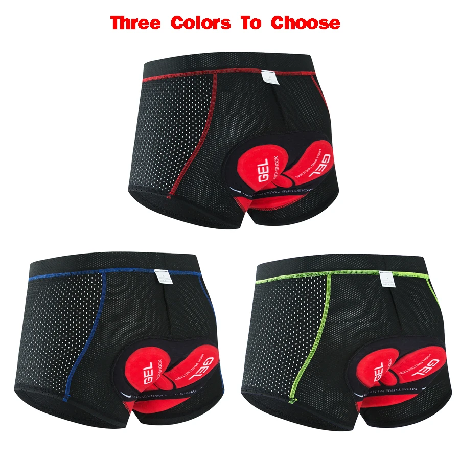 

New 2021 Upgrade Cycling Shorts Mesh Cycling Underwear 5D Gel Pad Shockproof Cycling Underpant MTB Shorts Bike Underwear