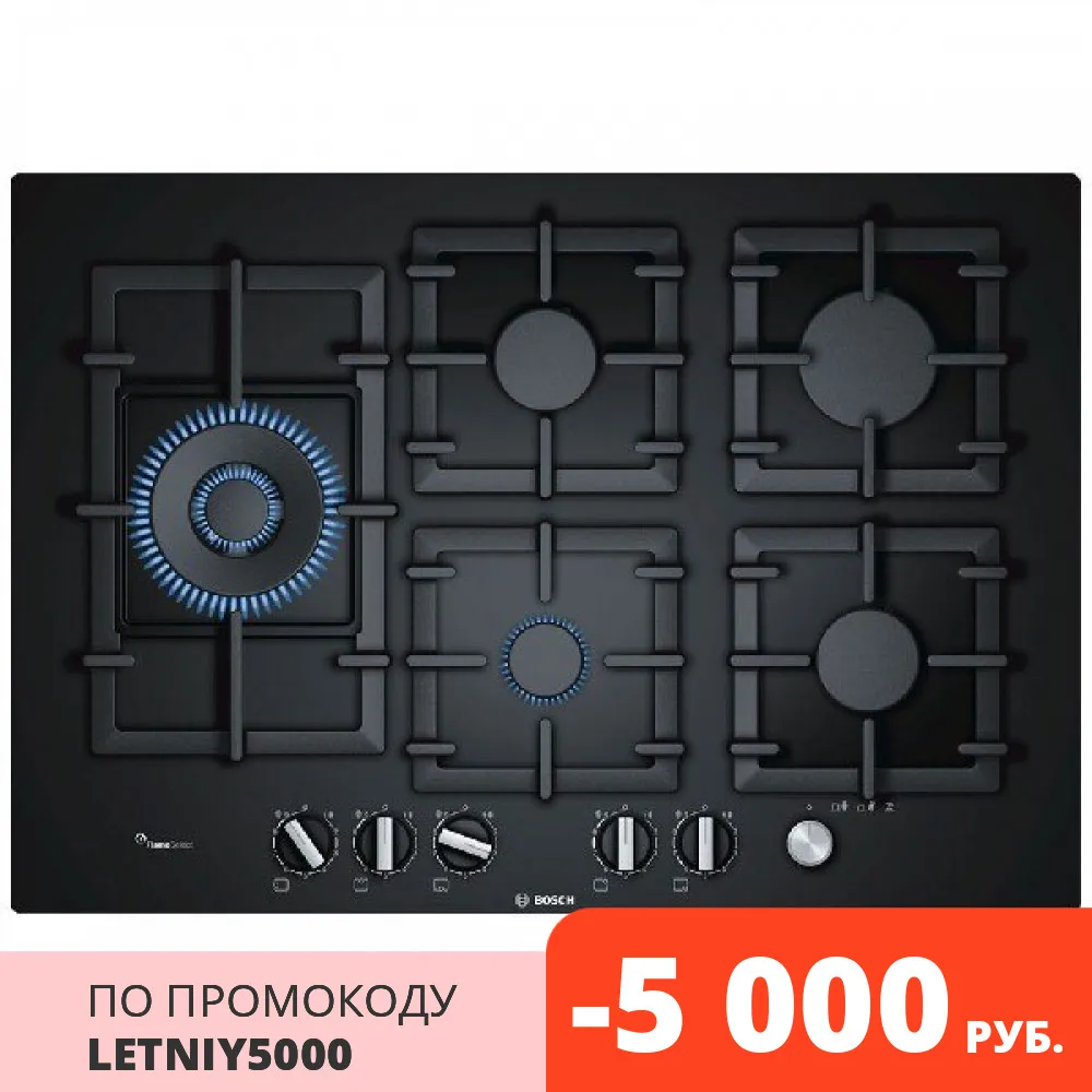 Встраиваемая газовая варочная панель Bosch PPS 7 A6 M 90 R|Встраиваемые варочные панели| |