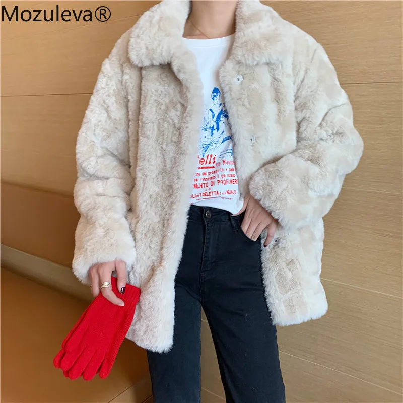 Женская куртка из искусственного меха в Корейском стиле | одежда