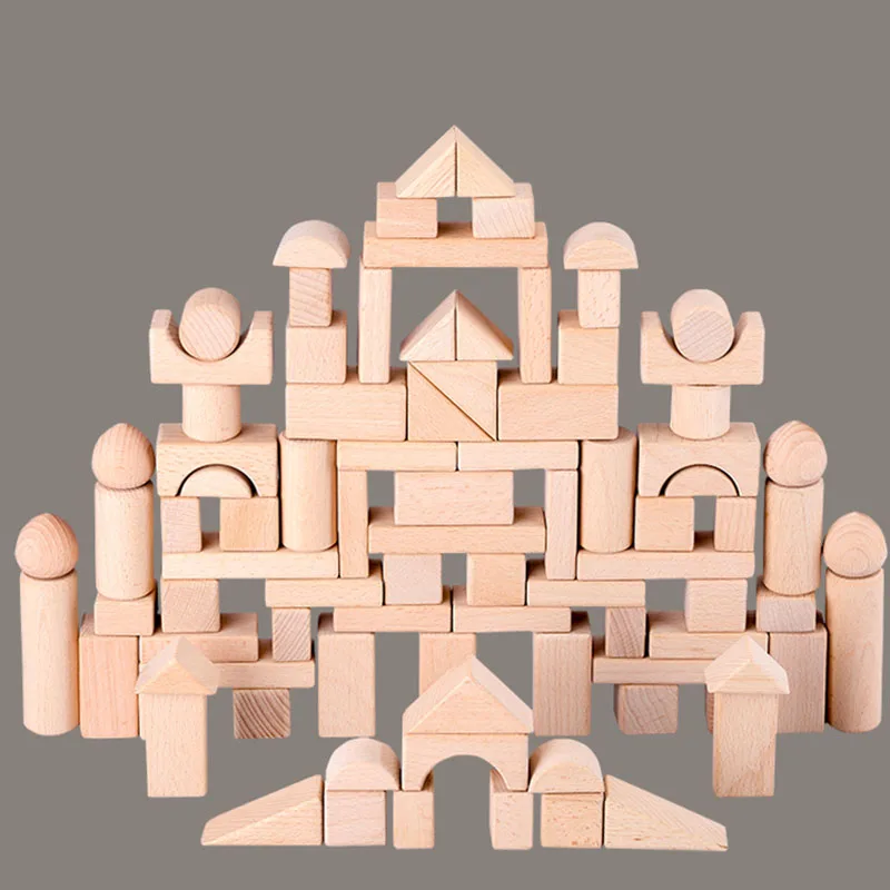 

Storage Container Building Blocks Set House Kids Wooden Bricks Blocks Accessories Brinquedos Menino Educational Toys EA60JM