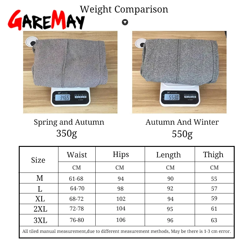 Осенне-зимние женские брюки до щиколотки шерстяной костюм плотные штаны для