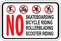 xiaoduo duoduo no skateboarding bike riding rollerblading scooter retro vintage country tin sign bar cafe art bar decoration