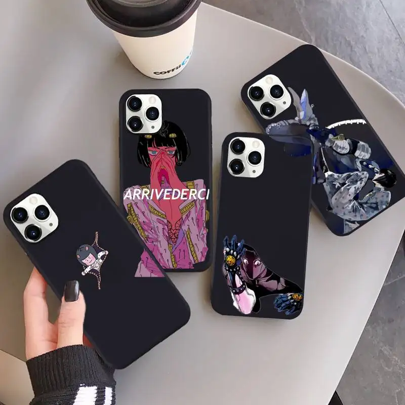 

Girls Bruno Buccellati JoJo's Bizarre Phone Case for iPhone 13 12 11 mini pro XS MAX 8 7 6 6S Plus X SE 2020 XR