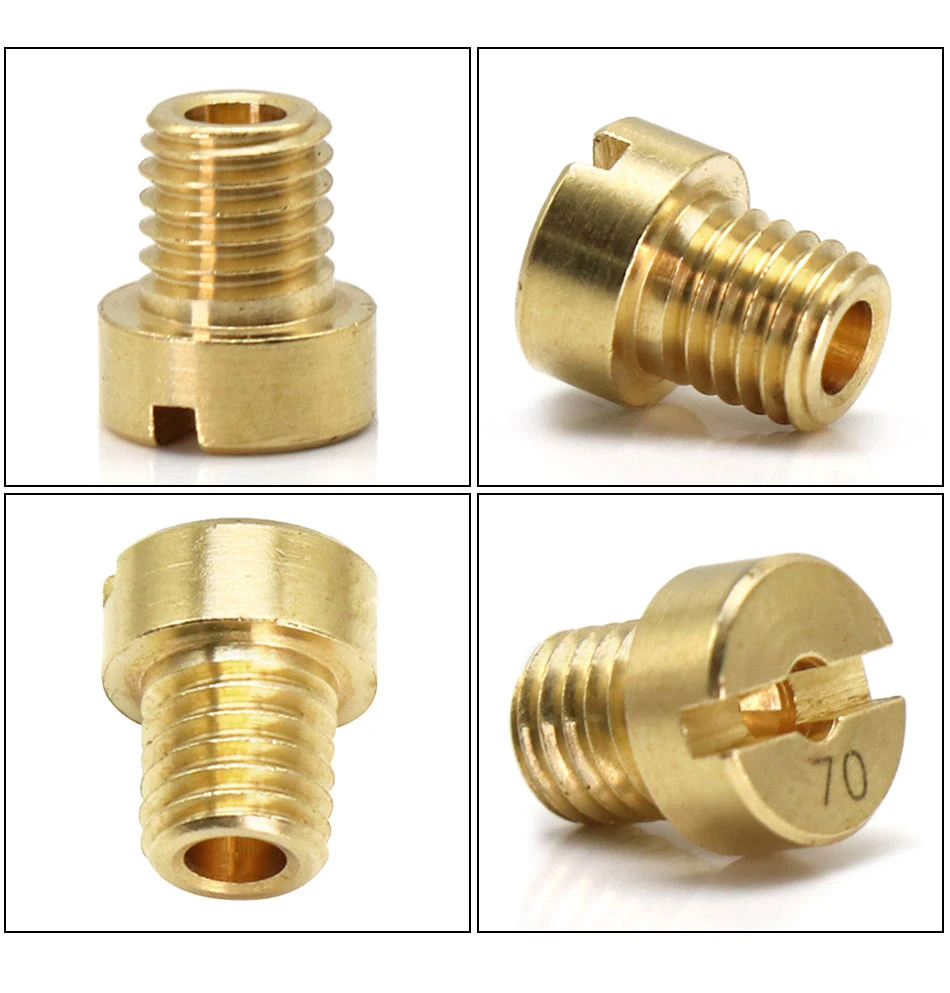 

5mm Replacement Carburetor Nozzle Jets 12 Pcs Set Carburetor Main Jets For Dellorto PHBG / SHA / PHBL/PHBH/UA/MA/SHB