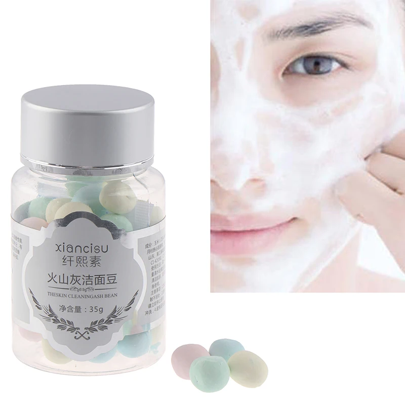 

Hot Sales Face Washing Product Amino Acid Deep Cleansing Oil Control Moisturizing Volcanic Magma Bean Skin Care