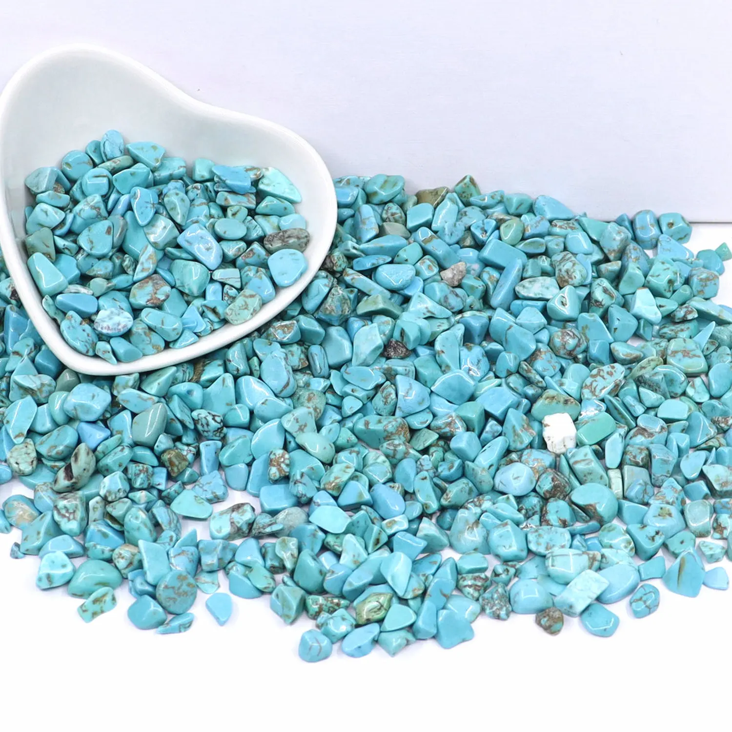 7-9 мм 200 г с добавлением цвета бирюза кристалл ремонт горный минерал образец