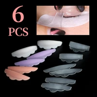 3 pairs silicone eyelash perm pad recycling lashes rods shield lifting 3d eyelash curler accessories applicator tools