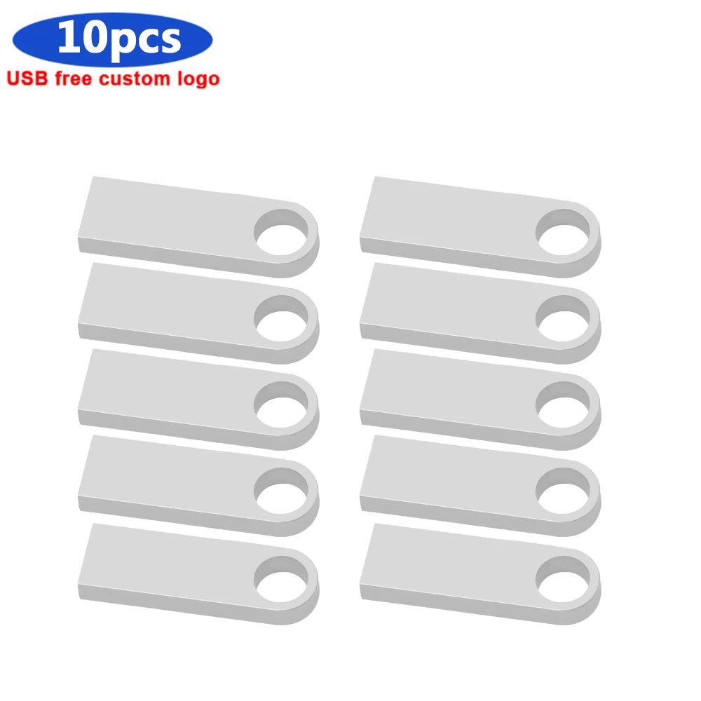 

Металлические USB-флеш-накопители 10 шт./лот, флеш-накопитель 128 ГБ, 64 ГБ, 32 ГБ, 8 ГБ, usb-флешка, флеш-накопитель, usb-диск (Бесплатный Пользовательск...