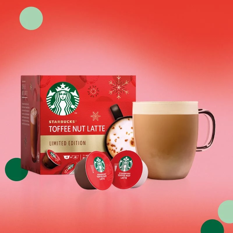 Кофе в капсулах Starbucks Toffee Nut Latte Limited Edition для системы NESCAFÉ Dolce Gusto 12 капсул - купить