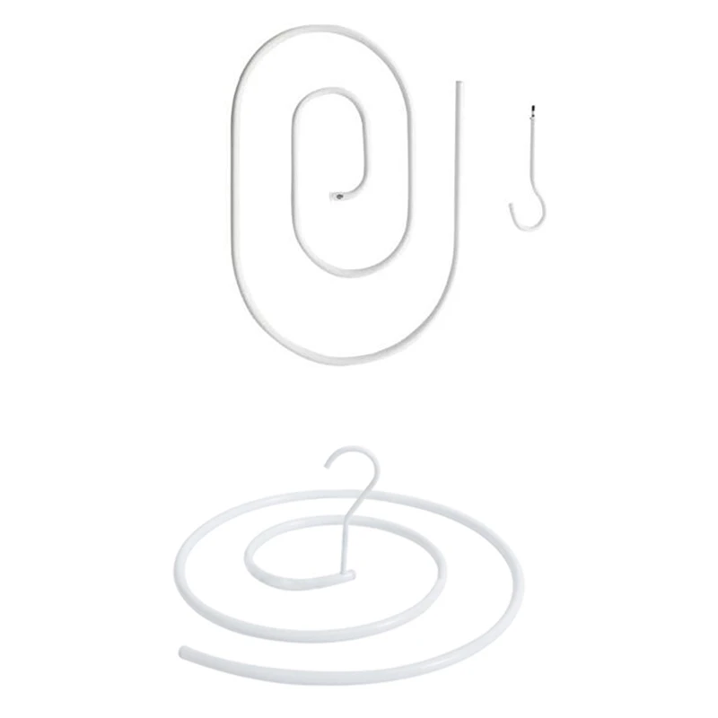Spiral Bed Sheet Rack Laundry Drying Space Saving Duvet Cover/Blanket/Bed Sheet Hangers Rotating Clothes Rack
