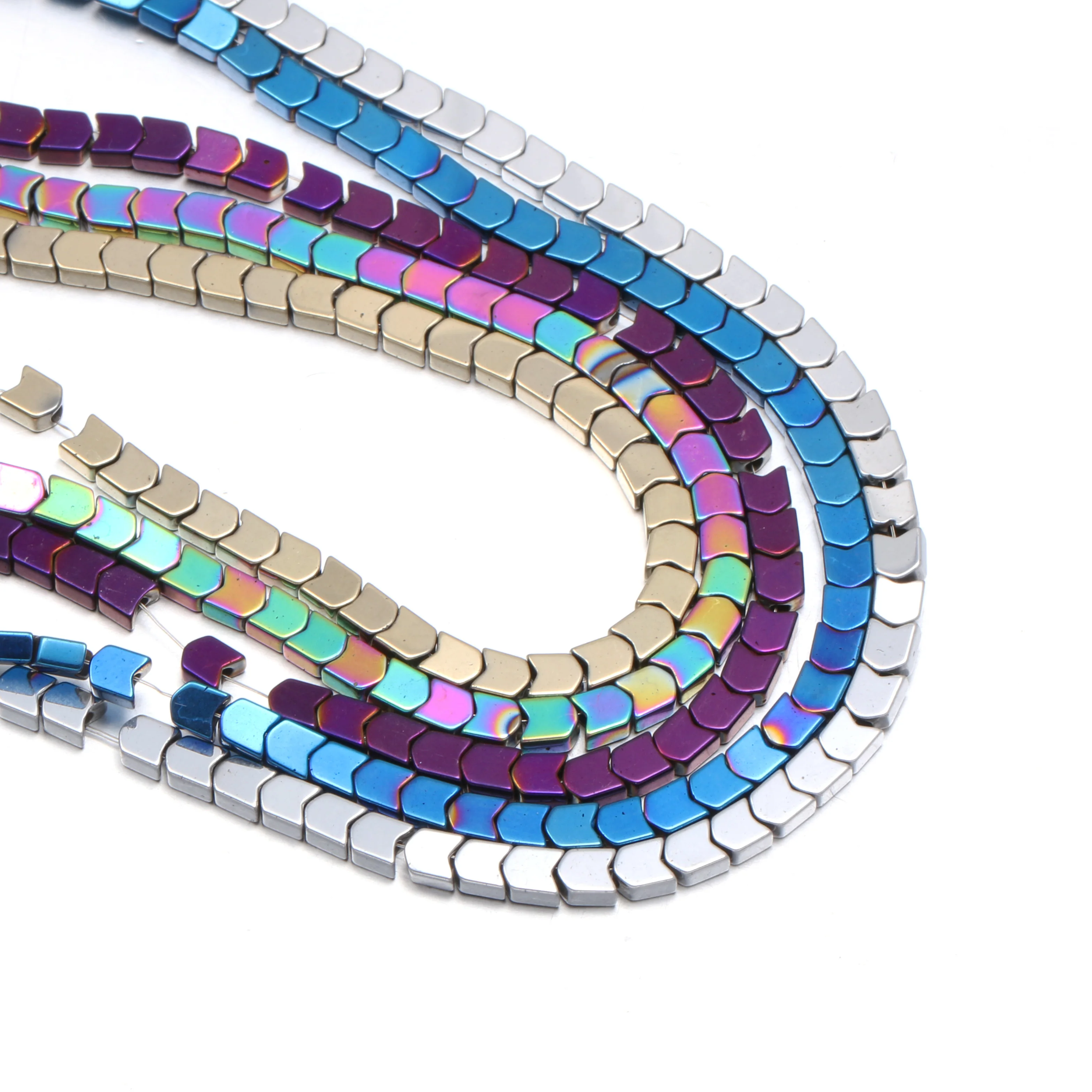 Бусины Из Гематита в форме природного стрела с камнями для изготовления