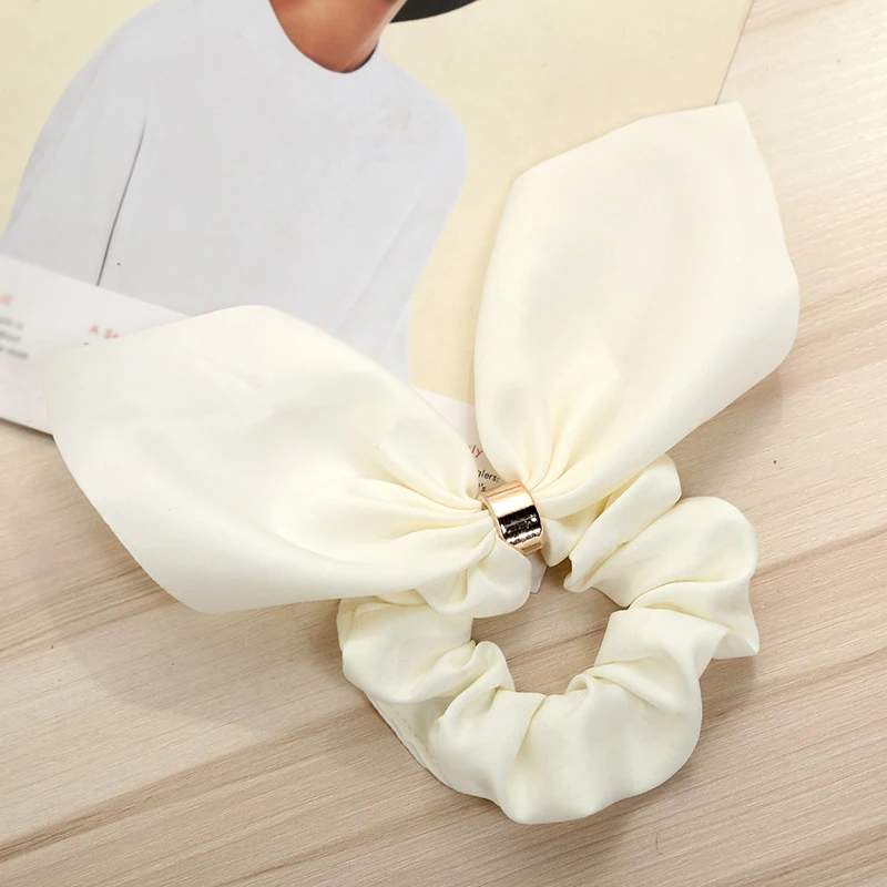 Милые аксессуары для волос с кроличьими ушками карамельного цвета эластичная