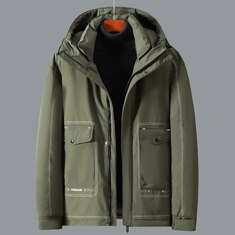 Plus Size 11XL Parkas Winter Jackets Men Thickened Jacket Warm Hooded Coats Big Size Male Fashion Outerwear High Quality