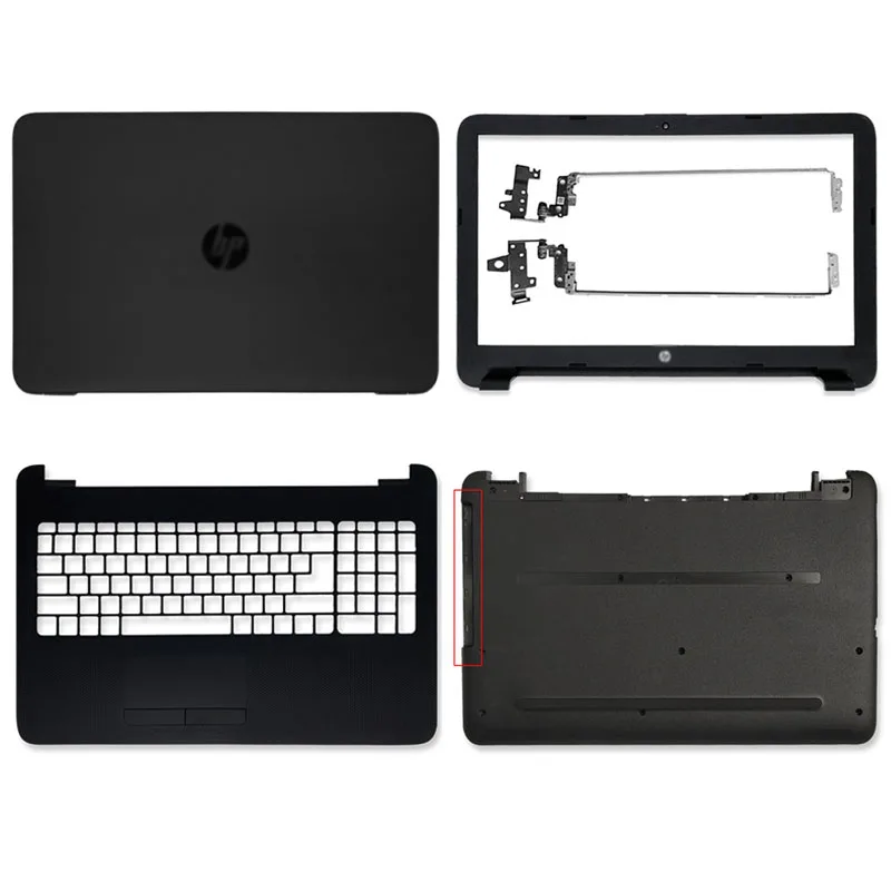 

New For HP 250 255 256 G4 15-AC 15-AF 15-AY 15Q-AJ TPN-C125 C126 Laptop LCD Back Cover/ Front Bezel/Hinges /Palmrest/Bottom Case