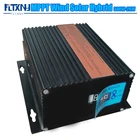 FLTXNY POWER LCD гибридный контроллер Заряда Mppt 12 В 24 в автоматический 48 в контроллер низкого напряжения