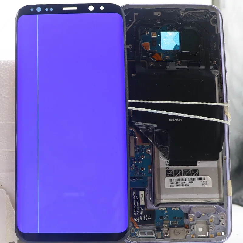 

Original LCD Display For Samsung Galaxy S8 Plus S8+ G955F G955 G955FN LCD Display Touch Screen Digitizer Assembly With defects