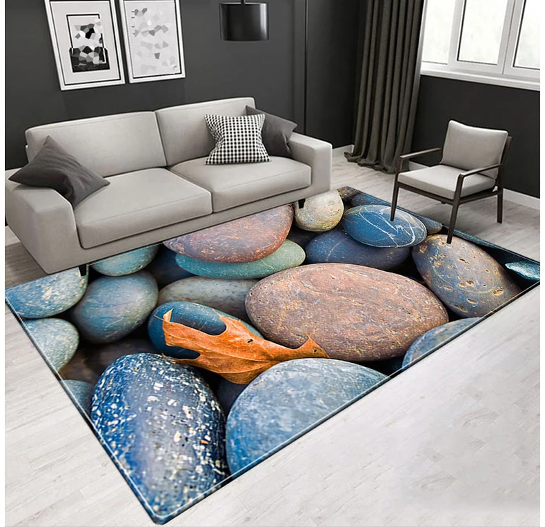 Булыжник узор ковер квадратный Противоскользящий уголок коврик 3D проданы нащего