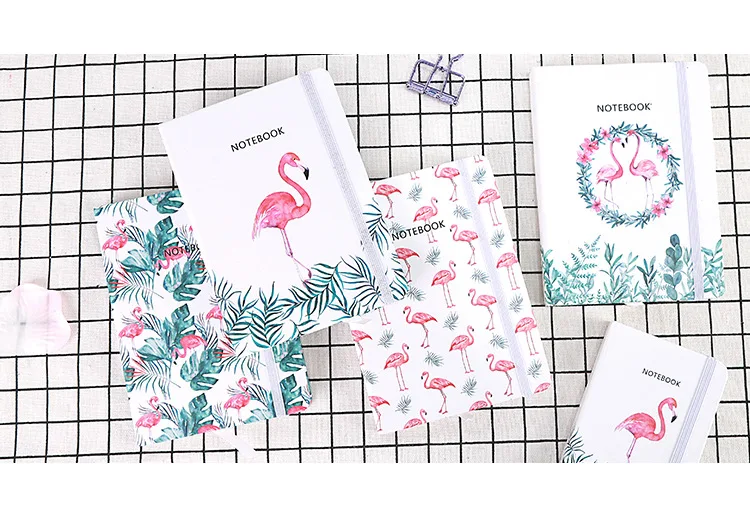 Блокнот с фламинго пули журнал креативный канцелярский дневник планировщик