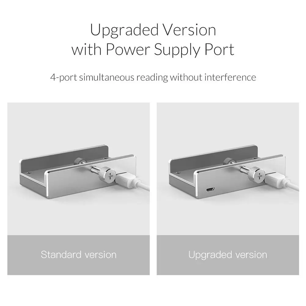 

ORICO MH4PU Aluminum 4 Ports USB 3.0 HUB External Clip-type USB3.0 Splitter Adapter For Desktop Laptop PC Computer Accessories