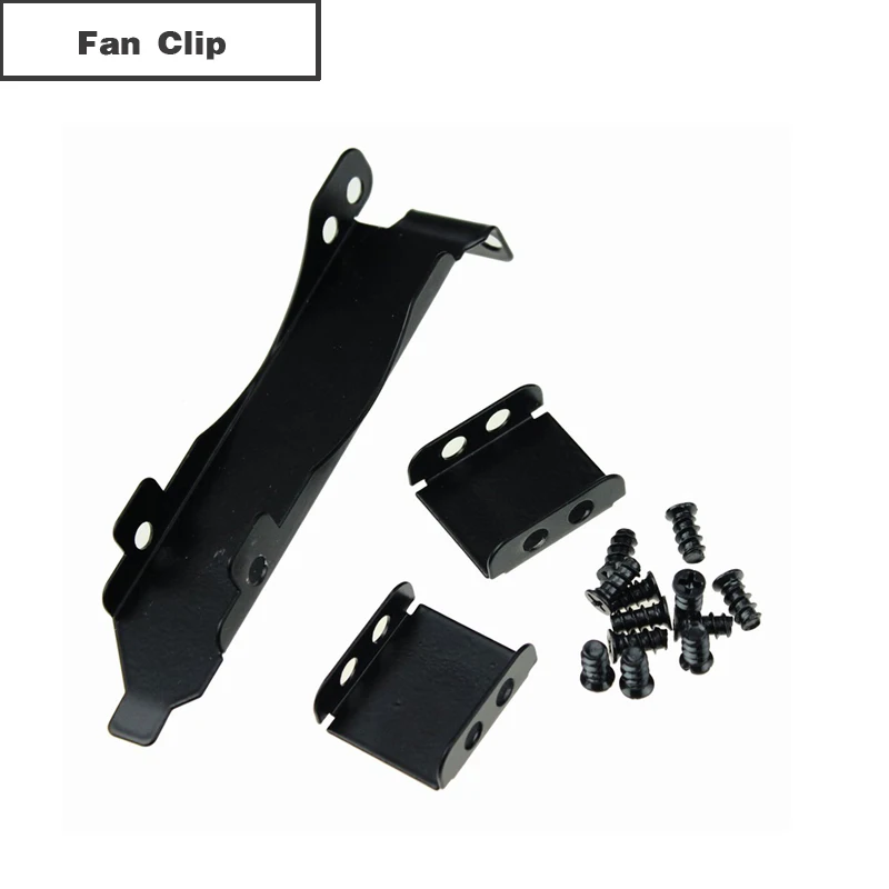 Fan Clip YOUNUON Universal VGA Cooler Dual 90mm Ultra Quiet Desktop Computer Chassis PCI Graphics Card Double Fan Partner 9CM - Цвет лезвия: Fan Clip