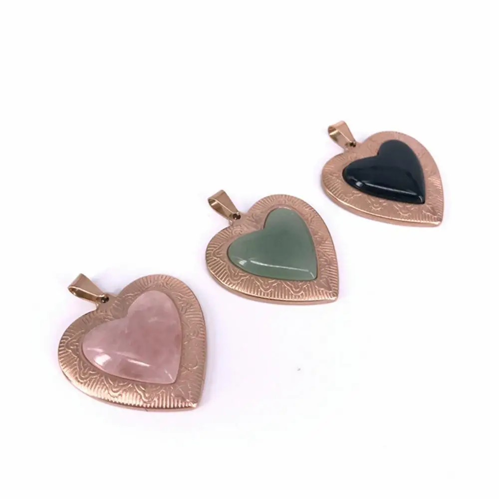 Супер большой размер 48 мм кулон из натурального драгоценного камня в форме