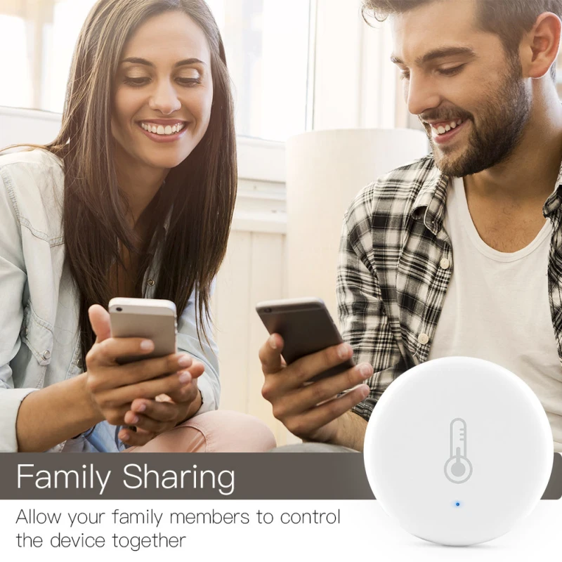 new tuya zigbee temperature sensor humidity sensor detector smart home thermometer hygrometer support alexa google smartthings free global shipping