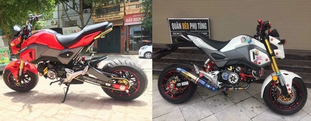 Аксессуары для мотоциклов адаптированы для honda msx125 ЧПУ задняя вилка расширяемые аксессуары s hifter в шоке