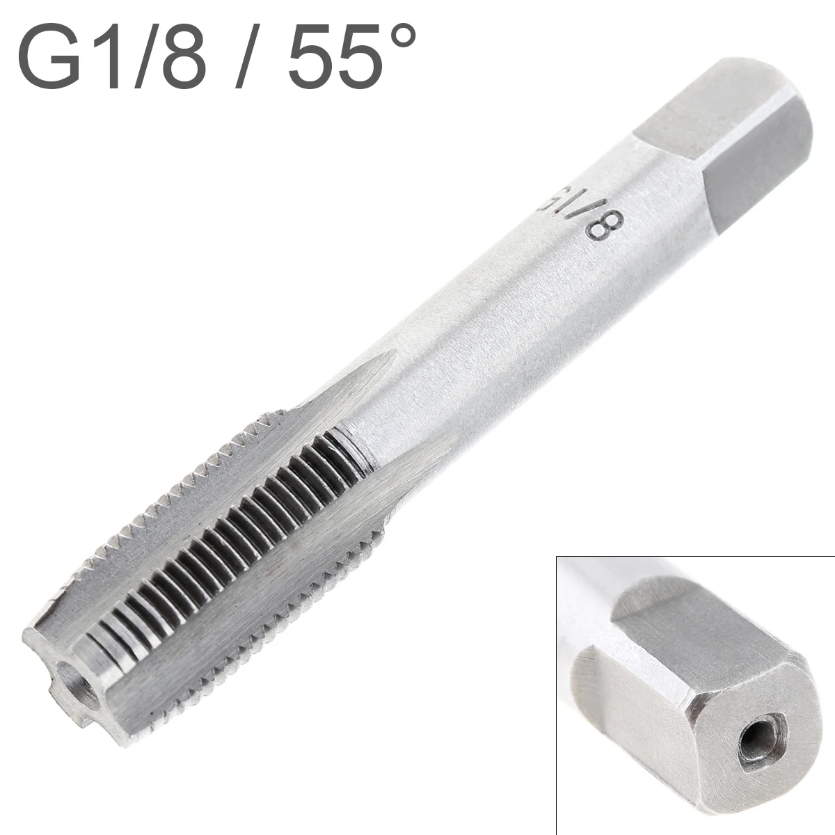 

G1/8 55 Degrees High Speed Steel G Thread Tap Attack Pipe Plate Hand Tapping Material Cylindrical Tube Thread Repair Machine Tap