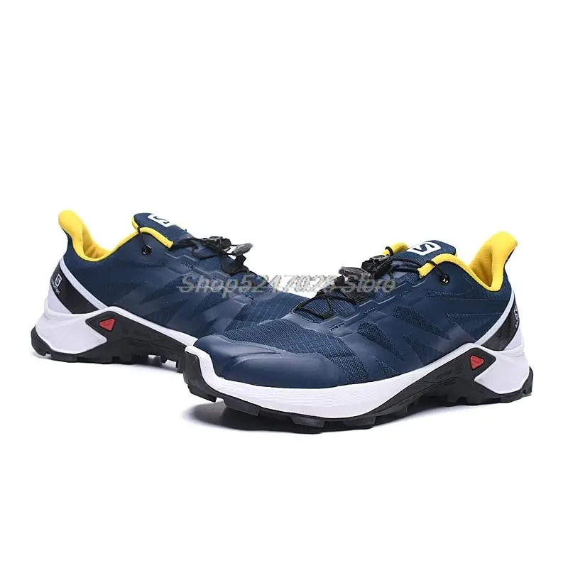 

Hot Sale New Design Salomon-Shoes SUPERCROSS 19 Blue Outdoor Running Shoes Speed Cross Free Run Athletic Shoes Men Sneakers