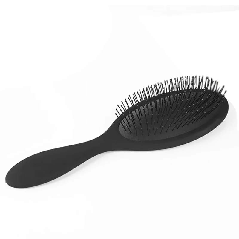 

Salon Detangling Hair Comb For Women Men Hair Bush Tangle Wet Dry Bristles Handle Tangle Detangling Comb Hair Brush Hot Black