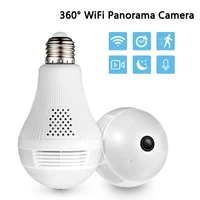960p 360 degree wifi led light smart camera hd video wireless ip camera home led bulbs security surveillance camera dvr recorder