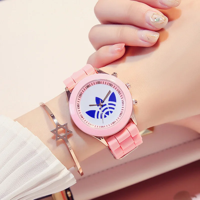 

Luxury Brand Quartz Watches For Men Zegarki Damskie Fashion Sports Women Watches Pink Silicone Relojes Mujer Relogio Feminino