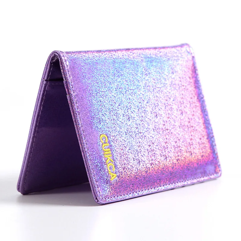 Сумка для паспорта из искусственной кожи с блестками LISM кошелек в Корейском