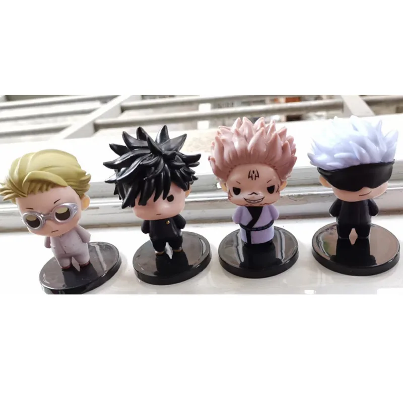 

8pcs/set Anime Jujutsu Kaisen PVC Action Figures Gojo Satoru Itadori Yuji Model Toys Jujutsu Figure Toys Kids Gifts