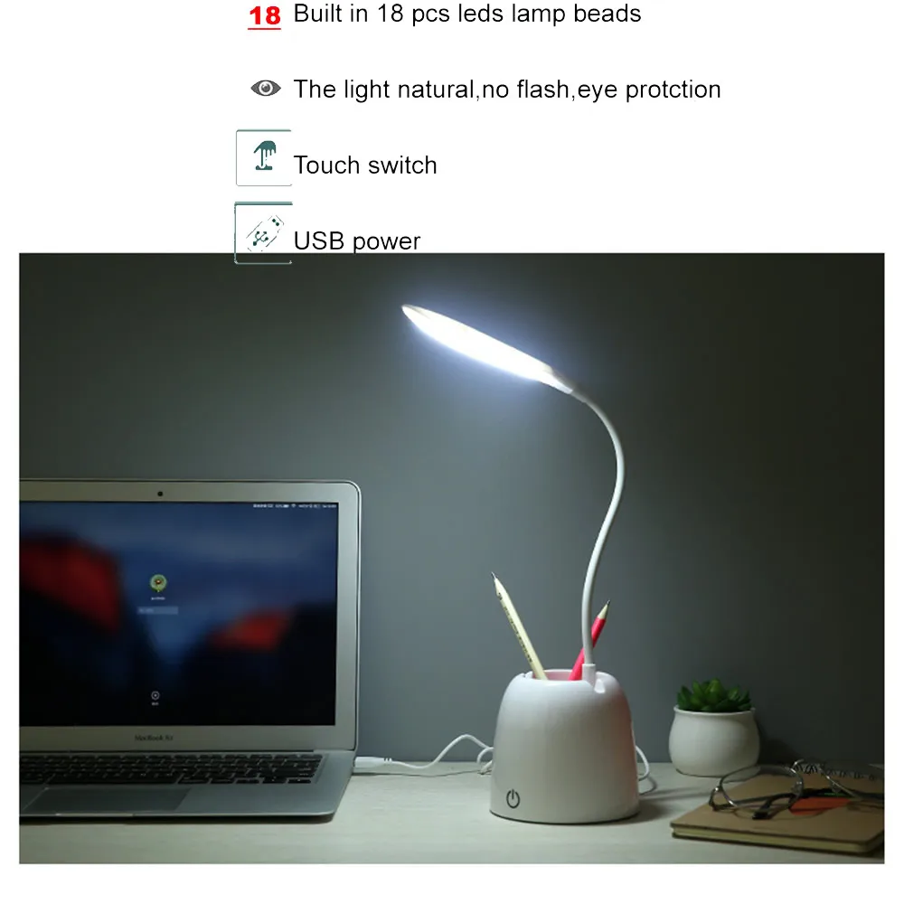 Бесступенчатая с регулируемой яркостью USB перезаряжаемая Светодиодная