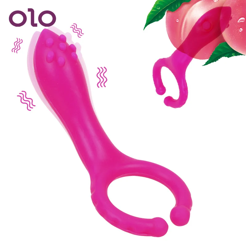 Вибратор OLO для стимуляции клитора и сосков фаллоимитатор точки G вибрирующий