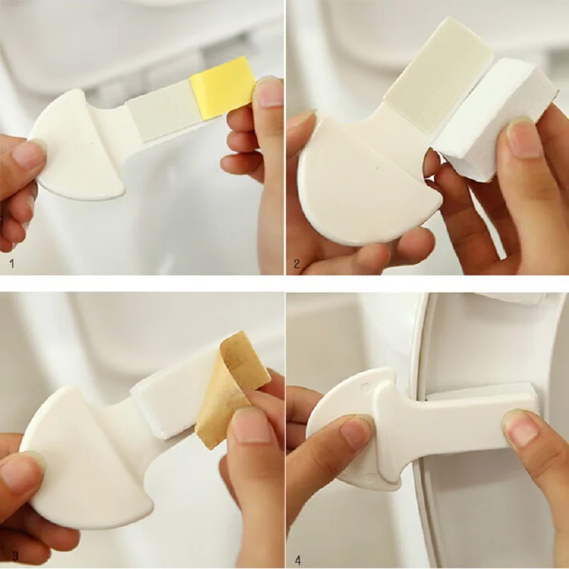 

Plastic Toilet Cover Lifter Anti-dirty Lifting Device Sticker Toilet Seat Holder Lift Tools Handle Lid Home Bathroom Supplies